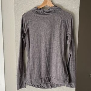 GAP Fit Heather Gray Hoodie